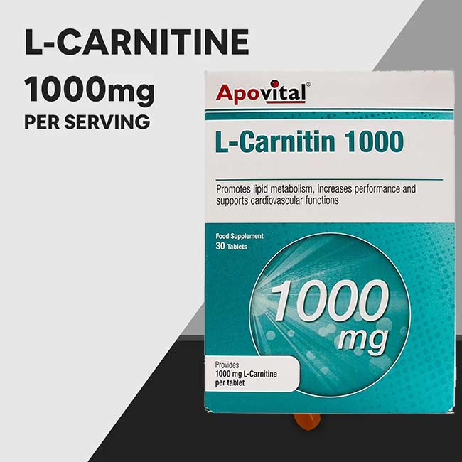 قرص کارنیتین 1000 آپو