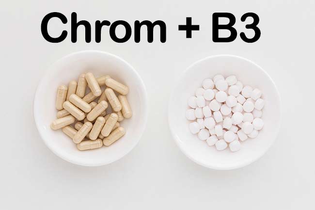 قرص کروم و ویتامین ب3 آپوویتال