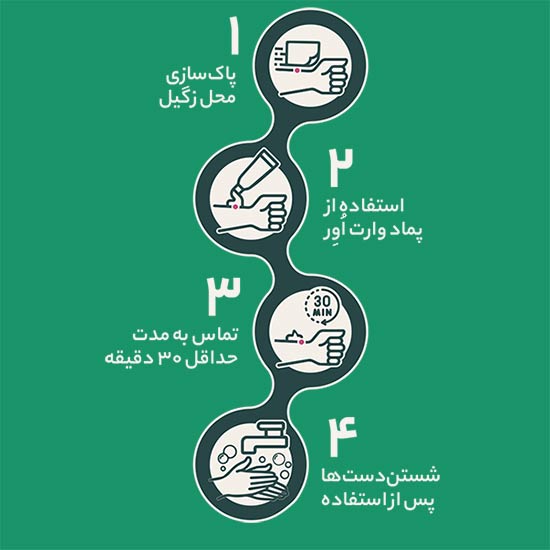 نحوه مصرف پماد وارت اور