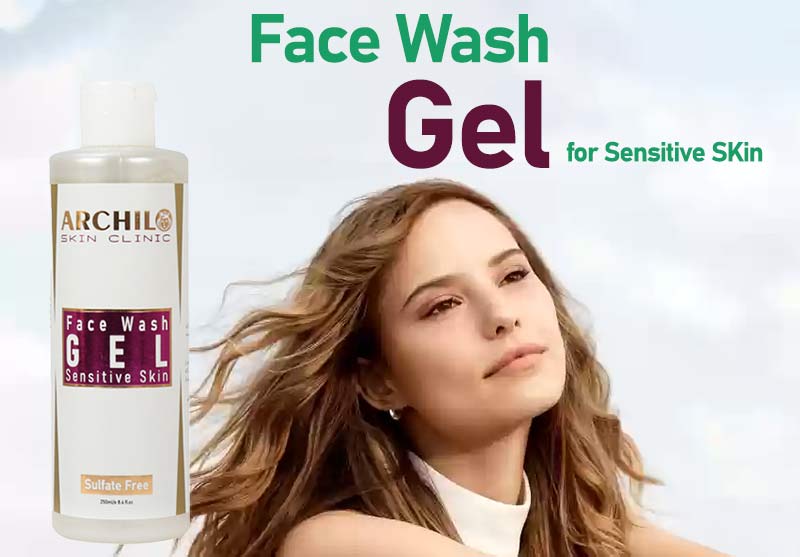 ژل شستشوی صورت مناسب پوست حساس آرچیلو بدون سولفات