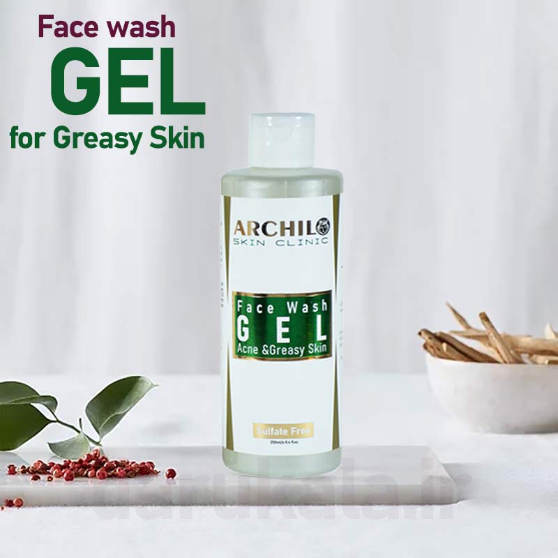 ژل شوینده پوست صورت آرچیلو برای پوست چرب و جوش دار