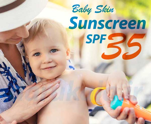 ضد آفتاب نوزاد بیبی اسکین