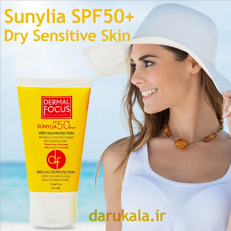 ضد آفتاب سانیلیا بی رنگ پوست خشک درمال فوکوس