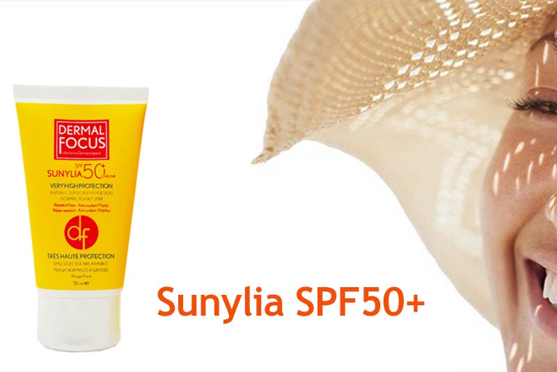 کرم امولوسیون ضد آفتاب سانیلیا بی رنگ پوست چرب درمال فوکوس