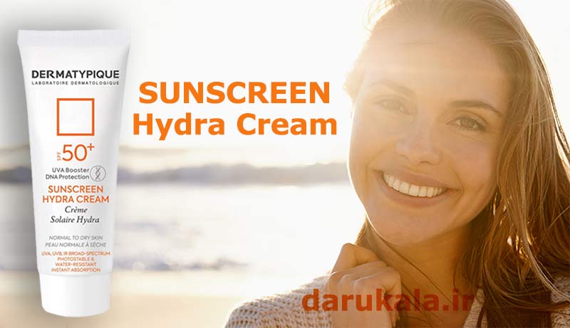 کرم ضد آفتاب هیدرا بی رنگ پوست خشک درماتیپیک