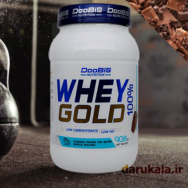 پروتئین وی گلد ۱۰۰ درصد دوبیس نوتریشن 908 گرمی