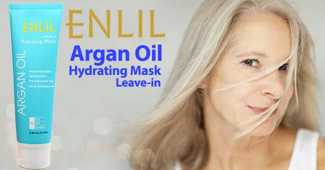 ماسک مو بدون آبکشی انلیل حاوی روغن آرگان و آبرسان