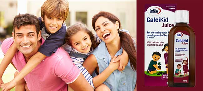 شربت کلسیم یوروویتال کلسی کید جویس