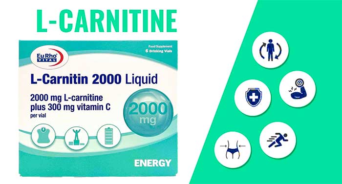 ویال خوراکی ال کارنیتین 2000 یوروویتال