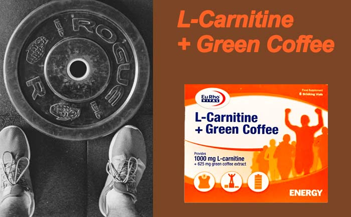 ویال خوراکی ال کارنیتین + قهوه سبز یوروویتال
