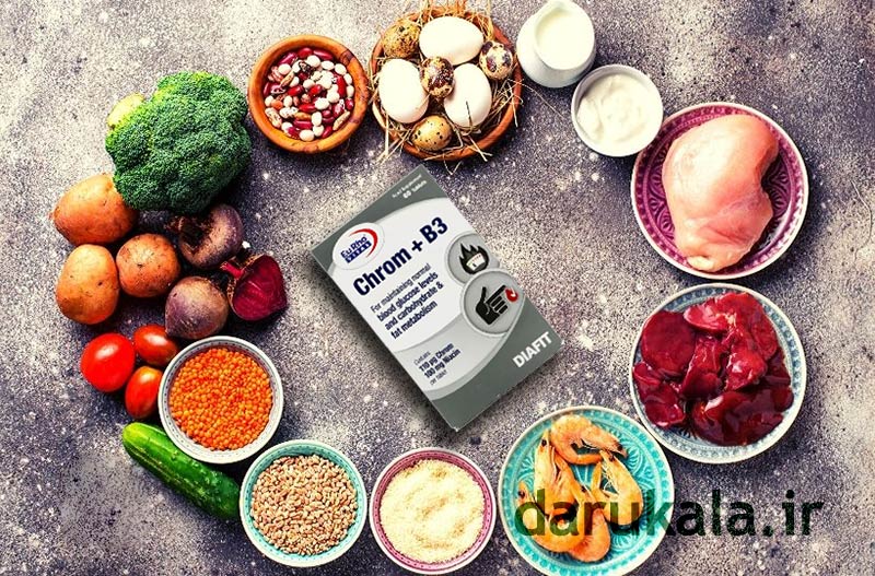 قرص کروم پلاس ویتامین ب ۳ یوروویتال