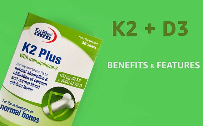 قرص K2 پلاس یوروویتال