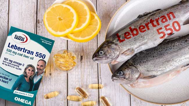 لبرترن 550 مکمل امگا 3 یوروویتال