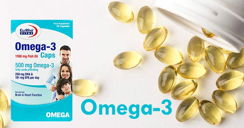 کپسول امگا ۳ یورو ویتال ۳۰ عددی 
