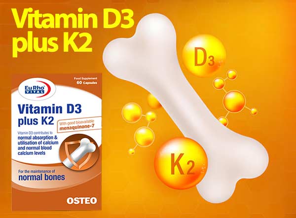خرید ویتامین د3 و کا2 یوروویتال