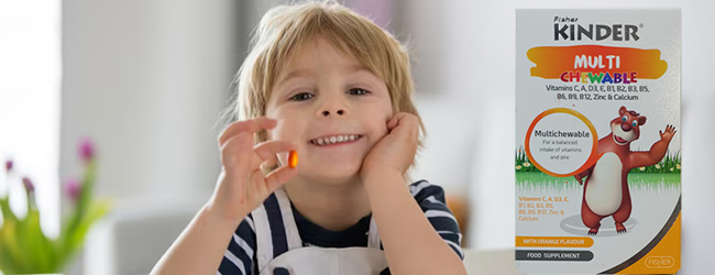 قرص جویدنی مولتی کیندر