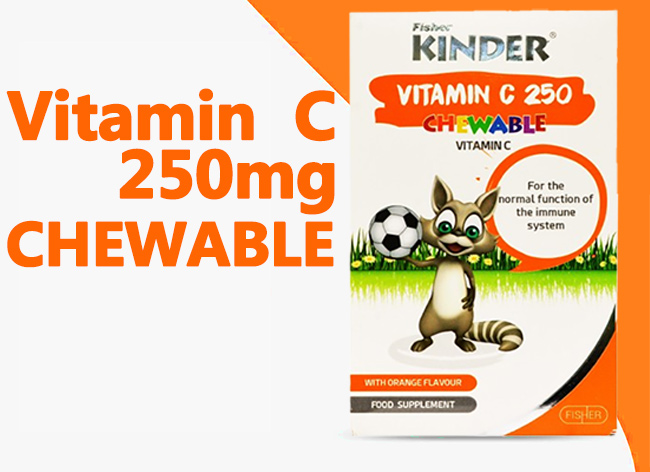 قرص ویتامین سی جویدنی کودک کیندر