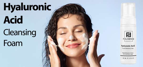 فوم شوینده پوست خشک هیالورونیک اسید فولیسنس
