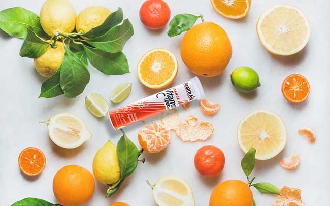 قرص جوشان ویتامین سی 1000 میلی گرم هلث اید