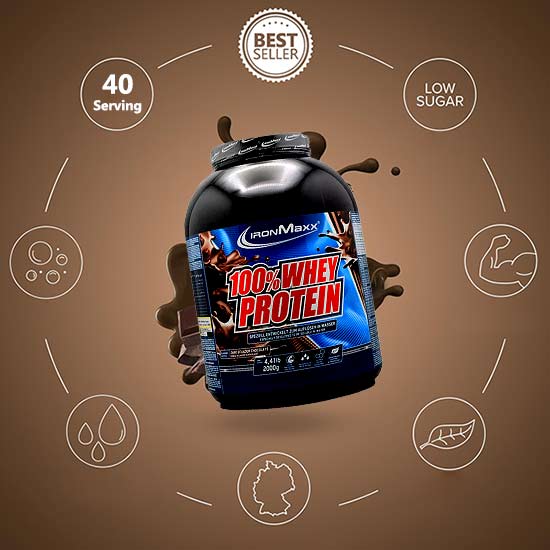 وی پروتئین 100 آیرون مکس