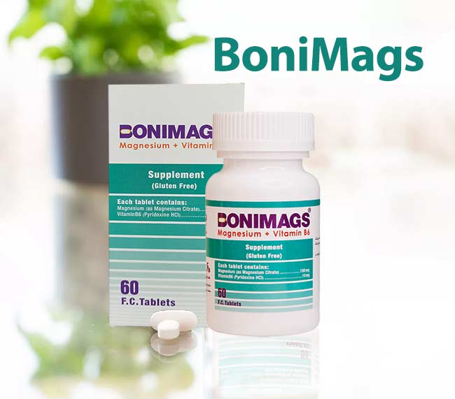 قرص منیزیم ویتامین ب6 بونی مگز