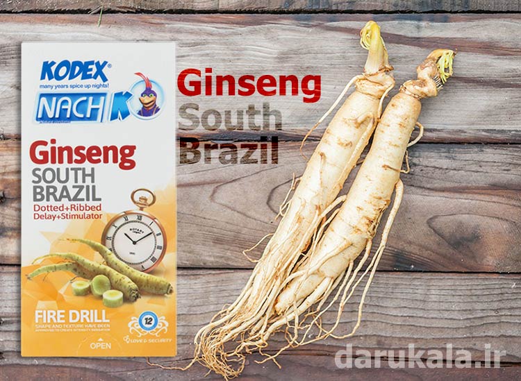 کاندوم تاخیری جینسینگ برزیل ناچ کدکس ۱۲ تایی