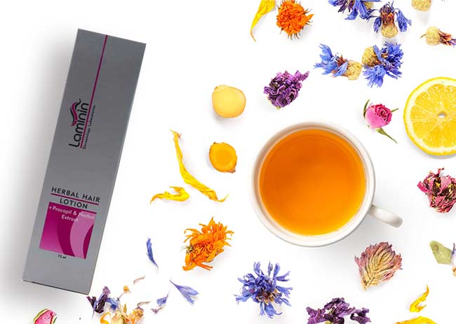 محلول تقویت موی لامینین ضد ریزش گیاهی مو