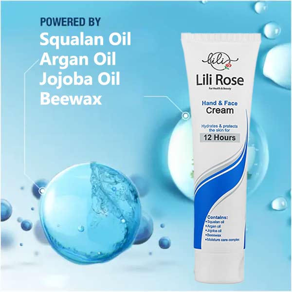 کرم مرطوب کننده دست و صورت لی لی رز