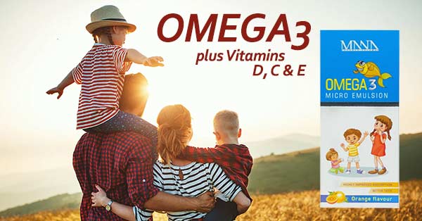 شربت امگا 3 بدون جیوه مانا فارمد