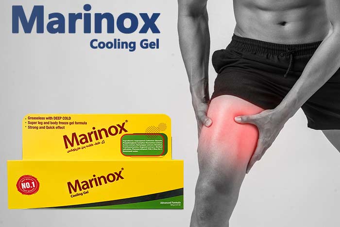 ژل ضد درد خنک کننده بدن مارینوکس