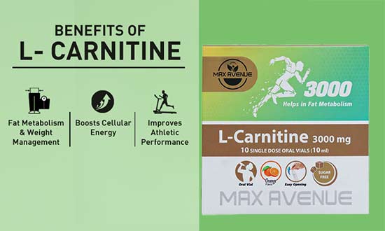 ویال ال کارنیتین 3000 میلی گرم مکس اونیو برای چیست
