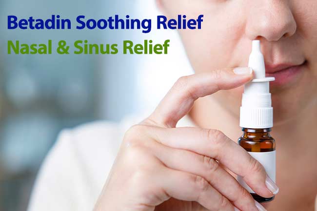 اسپری بینی بتادین برای سینوزیت