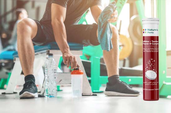 خرید قرص جوشان کافئین تائورین نیچرز پلنتی