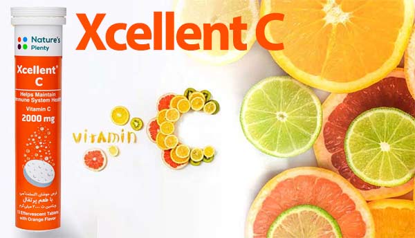 قرص جوشان اکسلنت سی 2000 میلی گرم