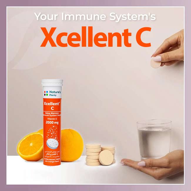 قرص جوشان ویتامین سی 2000 نیچرز پلنتی