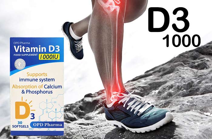 قرص د 3 1000 اوی پی دی فارما 30 تایی