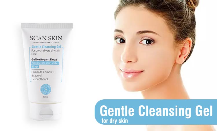 ژل شوینده پوست و پاک کننده آرایش اسکن اسکین مناسب پوست خشک