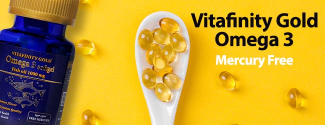 امگا 3 بدون جیوه ویتافینیتی گلد