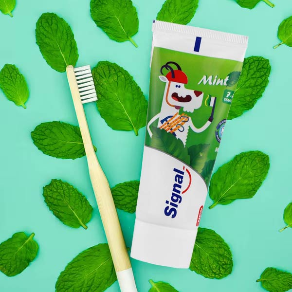 خمیر دندان کودک سیگنال با رایحه نعنا