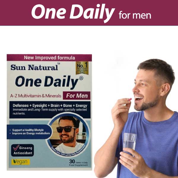 قرص one daily مردان برای چیست