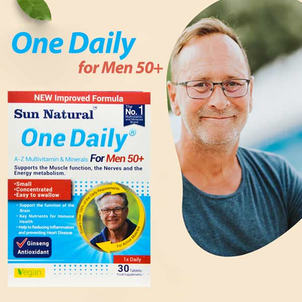 قرص وان دیلی اقایان بالای 50 سال سان نچرال