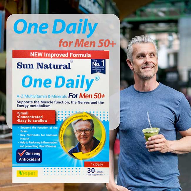 مولتی ویتامین اقایان بالای 50 سال سان نچرال