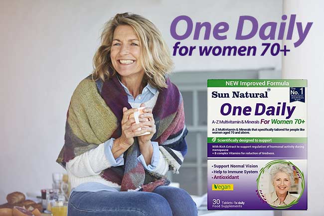 مولتی ویتامین برای خانم ها بالای 70 سال