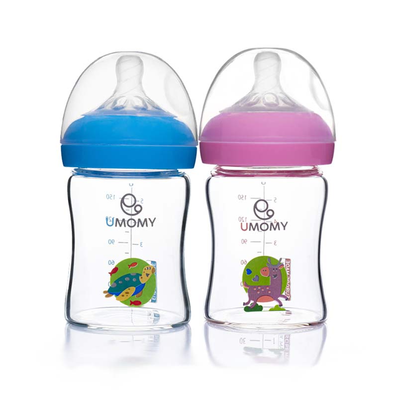 شیشه شیر پیرکس دهانه عریض یومامی 150