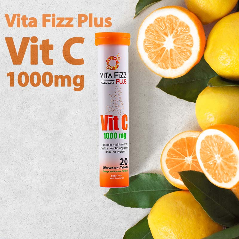 قرص جوشان ویتامین سی 1000 ویتافیز پلاس