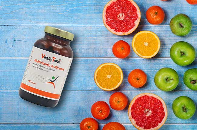 سیستم ایمنی بدن با مولتی ویتامین و مواد معدنی ویتالی تون
