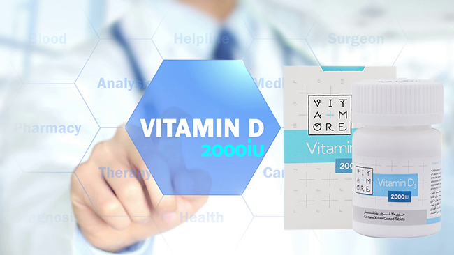 قرص ویتامین د3 2000 ویتامور