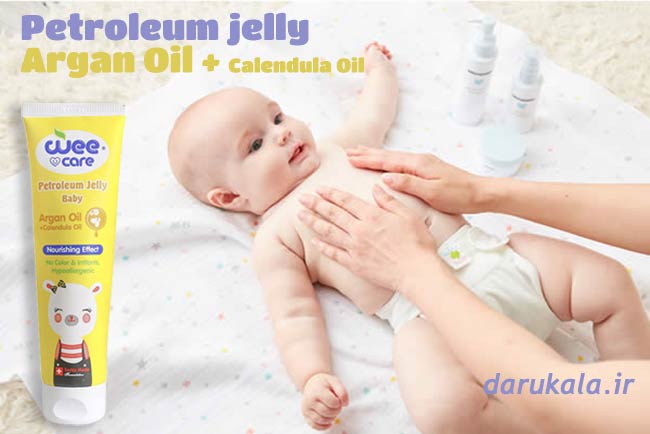وازلین ژله ای کودکان وی کر روغن آرگان با خاصیت تغذیه کنندگی پوست کودک