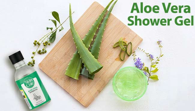 شاور ژل شوینده بدن آلوئه ورا اسکین شیک