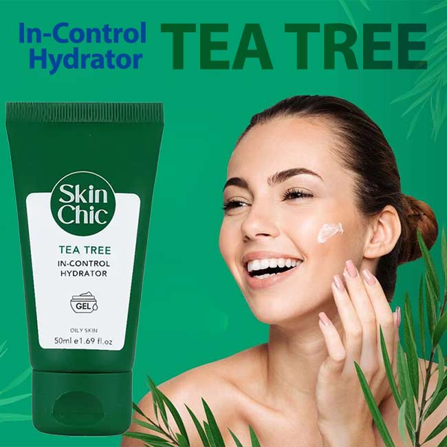 ژل کرم آبرسان درخت چای اسکین شیک برای پوست چرب و آکنه دار